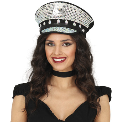 Politseimüts teemantidega