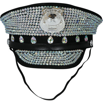 Politseimüts teemantidega