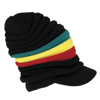 "Rasta" Cap with Visor