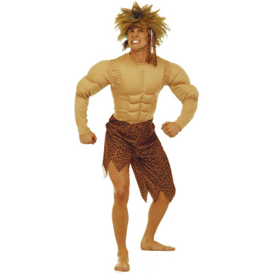 Unleash Your Inner Beast: Muscular Jungle Man Costume for Men