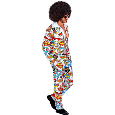 Rock the Retro Look: Vibrant 60's Pop Art Style Costume for Men