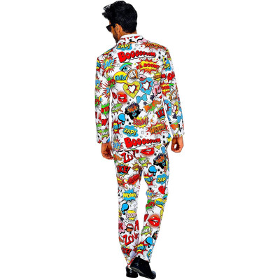 Rock the Retro Look: Vibrant 60's Pop Art Style Costume for Men