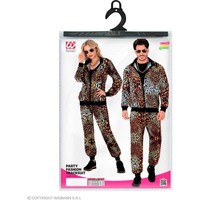 Unleash Your Wild Side: Stylish Leopard Print Tracksuit for Adults