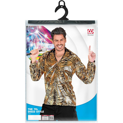 Groove into the 70's: Men's Disco Fever Shirt