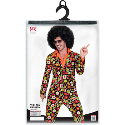 Groovy 60's Floral Suit: A Bold Fashion Statement for Men