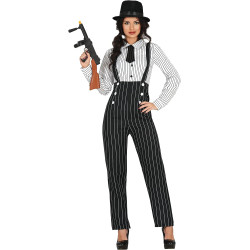 Mafia Gangster Costume for Ladies