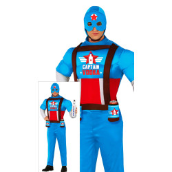 Captain Vodka Funny Muscle Superhero Costume for Men