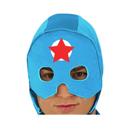 Captain Vodka Funny Muscle Superhero Costume for Men