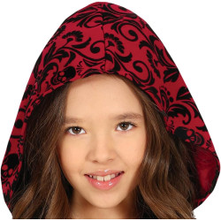 Red Hooded Witch Dress for Girls