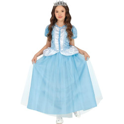 Blue Snow Queen Dress for Girls