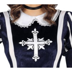 Blue Musketeer Costume for Women