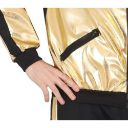 Metallic Gold Tracksuit Mens 80s Style