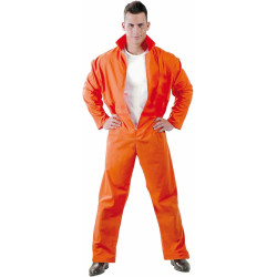 Inmate orange suit for men