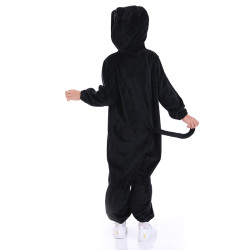 Cat Costume for Kids – Animal Jumpsuit with Hood