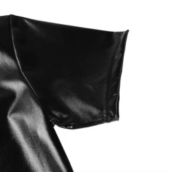 Long black jumpsuit for men