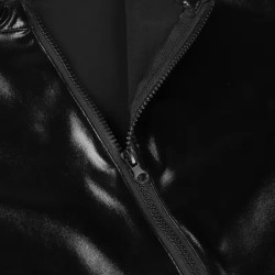 Long black jumpsuit for men