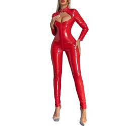 Long Sleeve red Jumpsuits for women