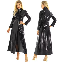 Long black coat for women