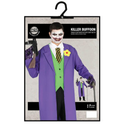 Assassini-jester kostüüm meestele