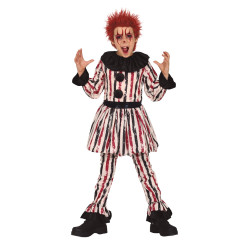 Horror clown costume for kids