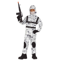 Arctic soldier costume for boys