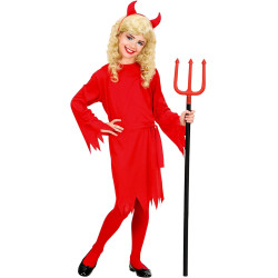 Fiery Fun: Enchanting Devil Costume for Girls