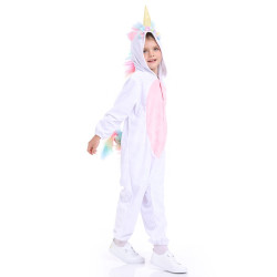 Unicorn Costume for Kids – Hooded Carnival Jumpsuit