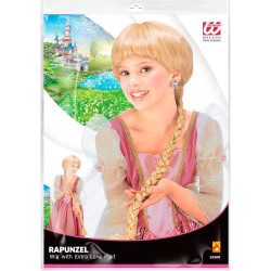 Võluv Rapuntsli parukas eriti pika palmikuga maagilisteks seiklusteks