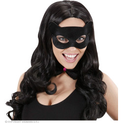 Unleash Your Inner Feline: Sleek Black Cat Eye-Mask