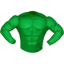 Unleash Your Inner Hero: Green Super Muscle Shirt for Boys