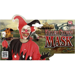 Hirmuäratav tapjaklouni mask juustega: ideaalne Halloweeniks!