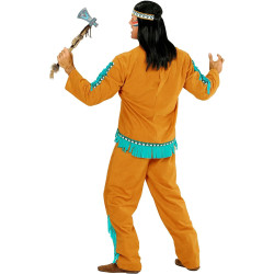 Autentne Põlisameerika Sõdalase Kostüüm Meestele