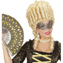 Erakordne Vintage Hõbedane Pitsist Silmamask: Ajatu Elegants