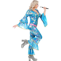 Unleash Your Inner Disco Diva with this 70's Queen Costume for Women!