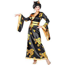 Elegant Geisha-Inspired Costume for Women