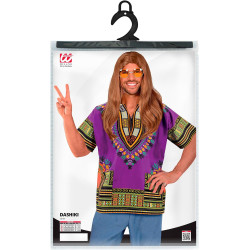 Elujõuline lilla Dashiki kostüüm meestele - Paista stiiliga silma!