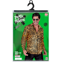 Lauki stilius: Meeste sebramustriga õhtusärk.