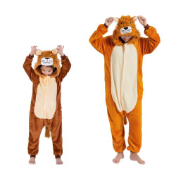 Rough Style: Charming Lion Plush Costumes for Kids and Adults