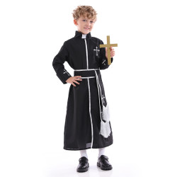 Priest Costume for Kids – Classic Clergy Outfit