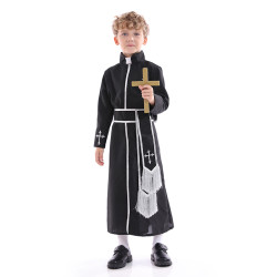 Priest Costume for Kids – Classic Clergy Outfit