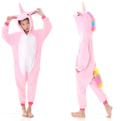 Magical Pink Unicorn Fluffy Costumes for Kids and Adults!