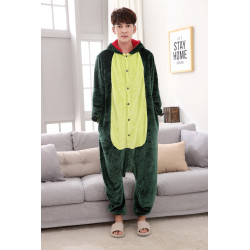 Turn on the fun with our adult dinosaur plush costume!