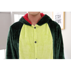 Turn on the fun with our adult dinosaur plush costume!