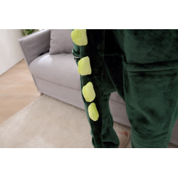 Turn on the fun with our adult dinosaur plush costume!