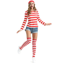 Stylish Wally Costume for Women: Stand Out with Stripes!