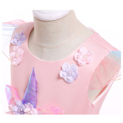 Enchanting Unicorn Princess Dress for Little Girls