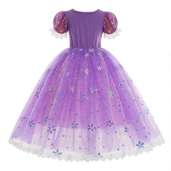 Enchanting Purple Princess Dress for Little Royals