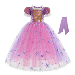 Enchanting Purple Princess Dress for Little Royals