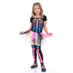 Skeleton Costume for Girls – Halloween Outfit