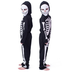 Skeleton Costume for Kids with Mask
